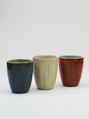 Trio koffiebekers