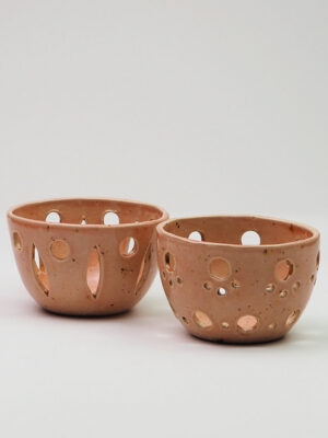 Duo groot waxinelicht